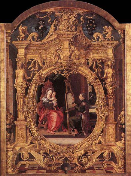 BLONDEEL, Lanceloot St Luke Painting the Virgin's Portrait